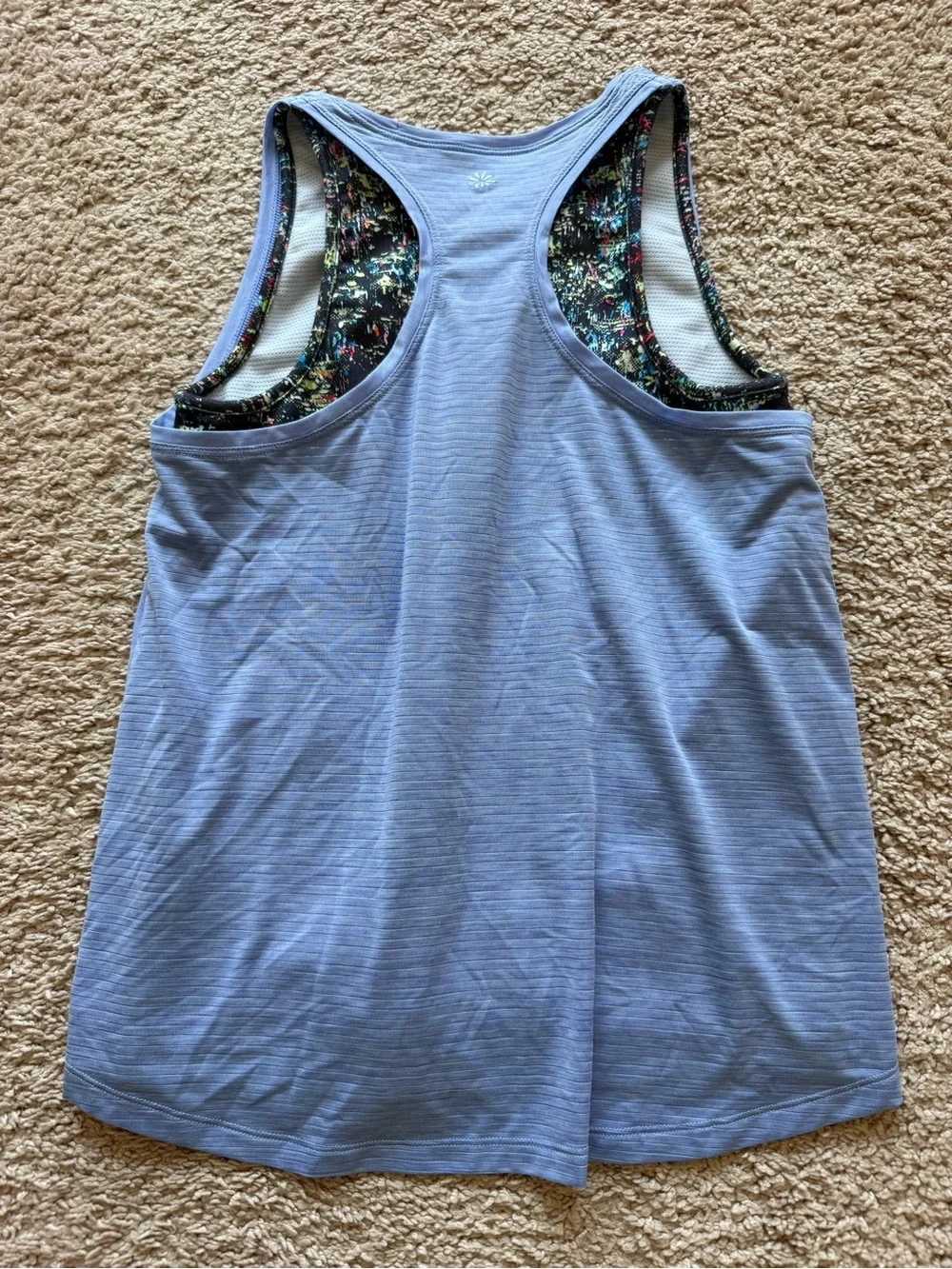 Athleta Girl 2-in-1 Lavender Tank Top | Size L (12)